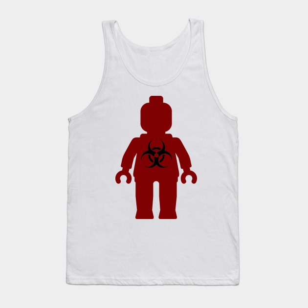 Minifig with Radioactive Symbol Tank Top by ChilleeW